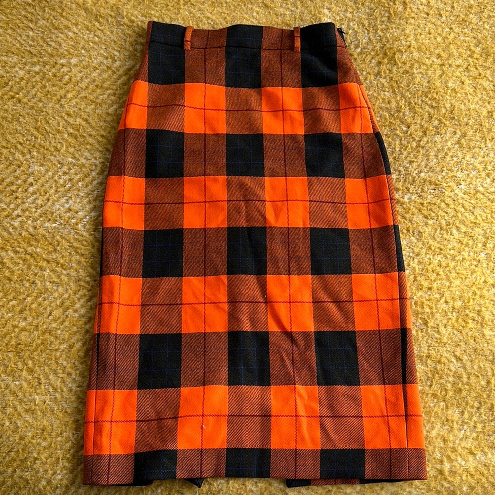 ZARA plaid pencil skirt